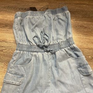 Jean looking romper